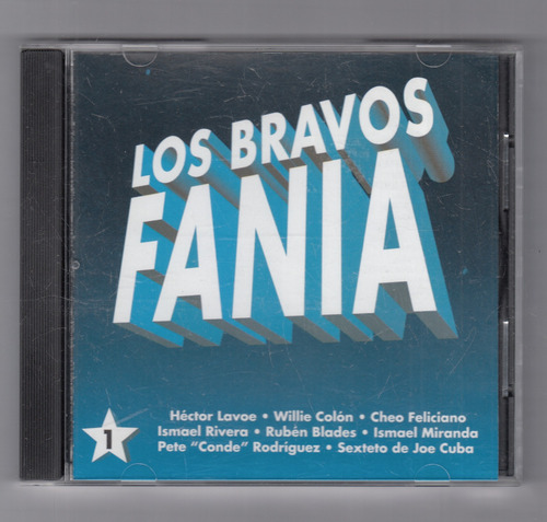 Los Bravos Fania Varios Vol. 1  Cd Original Usado Qqe. Mz