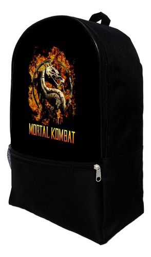Mochila Escolar Oferta De Mortal Kombat C13