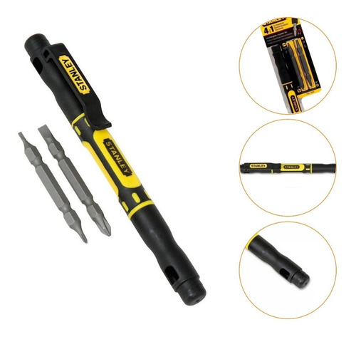 Chave De Fenda Philips Tipo Caneta 4 Pontas 66-344 Stanley