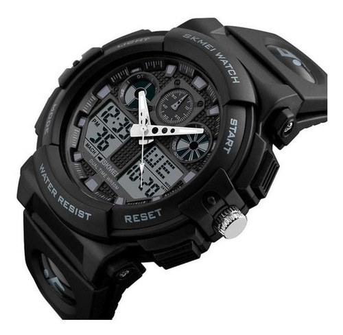 Relógio Skmei 1270 Masculino Preto Esportivo Cronometro Nf