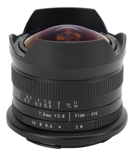 Lente Aps-c De 190°, 7,5 Mm, F2.8 Ii Fisheye 190° Apsc, Apta