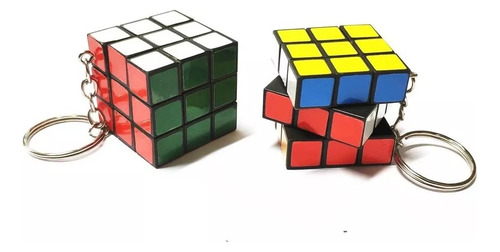 Llavero Cubo Rubik Magico En Miniatura Colores Souvenir X1