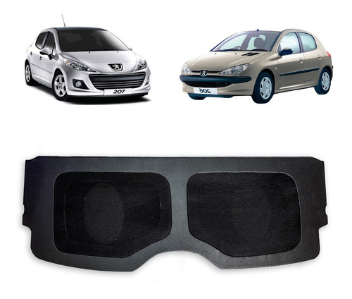 Luneta Acustica Peugeot 206/207 Para Parlantes 6x9 Bandeja