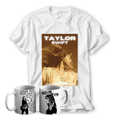 Remera + Taza Taylor Swift The More Fearless 