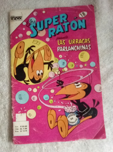 Comic El Super Raton  Nº 18 Ed. Cinco Colombia 