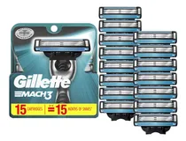 Comprar Gillette Mach3 15 Hojillas Blíster Original Usa
