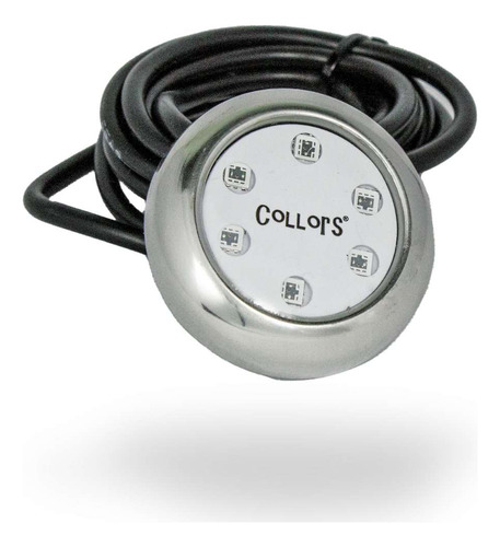 Refletor Inox Up 7,5 Cm 9w Collors Liso 1/2 - ( 21,3 Mm )