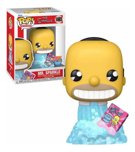 Funko Pop Mr Sparkle 1465 Simpsons Px Diamond Collection