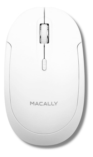Mouse Macally Inalambrico/blanco