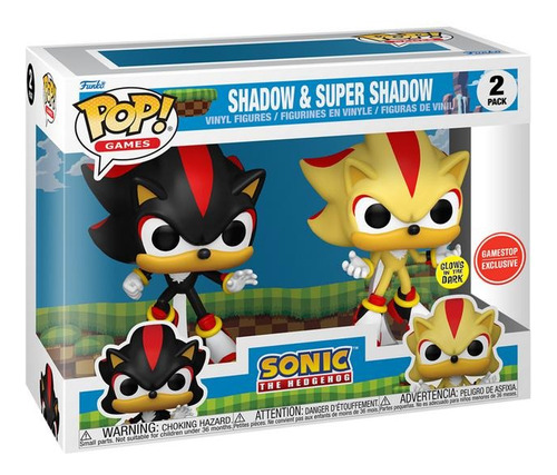 Funko Pop! Games - Shadow & Super Shadow (gitd) Exclusive