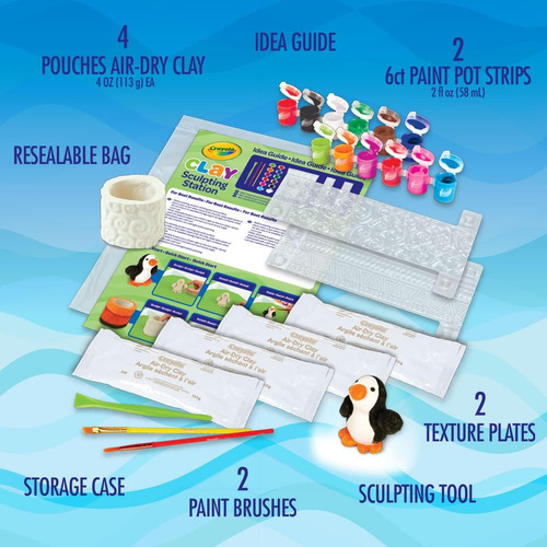 Crayola Clay Sculpting Station, Arcilla Para Niños, Material