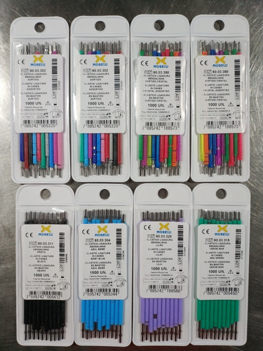 Imagen 2 de 7 de Ligadura Elástica X1000 En Bastón Ortodoncia Brackets