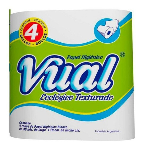 Papel Higienico Vual Ecologico 4x30m