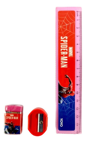 Kit Escolar Spiderman Ideal Para Niños