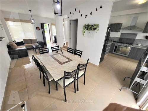 Imagen 6 de 30 de Casa En Venta, 3 Recámaras, Amueblada, Modelo Borneo, Bali Residencial, Playa Del Carmen
