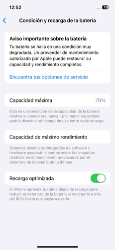 Apple iPhone 12 (128 Gb) - Azul - Detalle (Usado)
