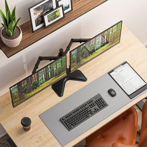 Soporte De Monitor Doble Wali Para Escritorio