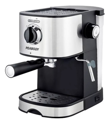 Cafetera Express Con Espumador Peabody Ce4601ix 850w 15 Bar