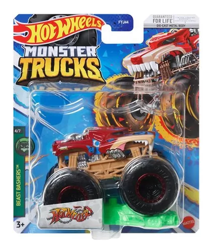 Carrinho Hot Wheels Monster Truck 1:64 Original - Mattel Fyj44