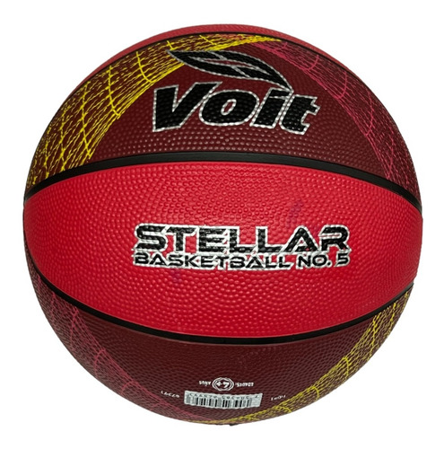 Balon De Basquetbol Voit #5 Stellar Rojo