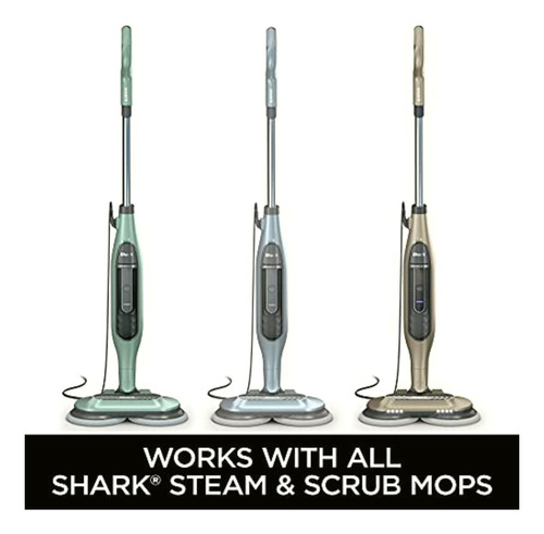 Shark, Grey Xkitp7000d Soft Scrub 2 Almohadillas Lavables