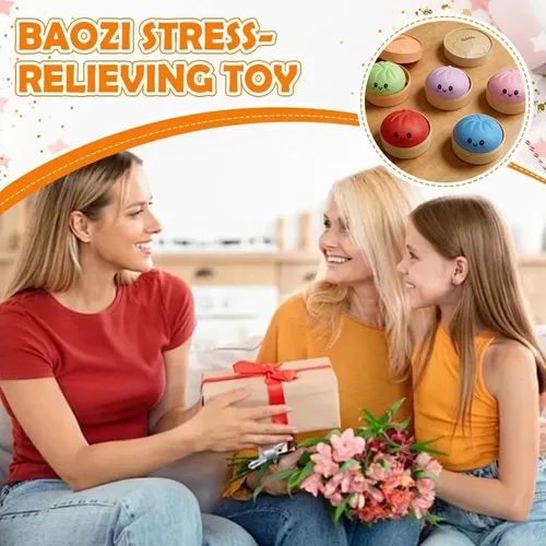 Juguete Sensorial Bola De Masa Bao – Pelota Anti-Estrés De TPR Con Mini Vaporizador, Decoración De Escritorio Y Alivio De Ansiedad