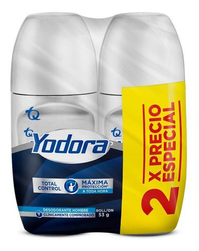 Desodorante Yodora Roll On X2