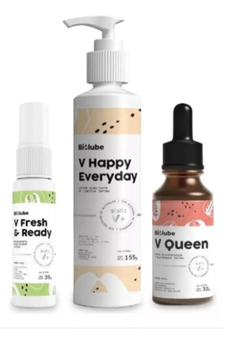 Kit Rutina Intima Completa V Happy + V Fresh + V Queen