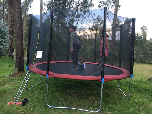 Saltarín-trampolin Con Escalera 8, 12 Y 15 Pies