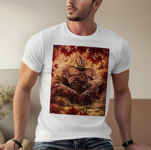 Playera Souls Don't Die Iron Giant Fan Art En Blanco Nuevo