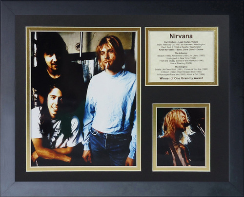 Collage De Fotos Enmarcadas De Nirvana, 11 X 14 Pulgada...