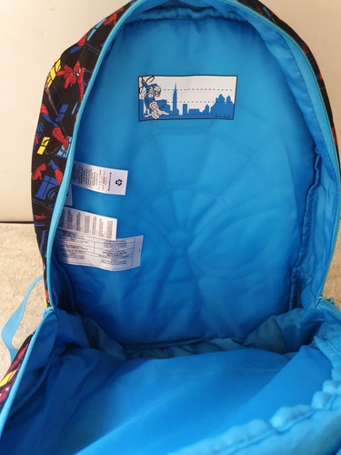 Mochila Disney Store Original Hombre Araña Con Luz