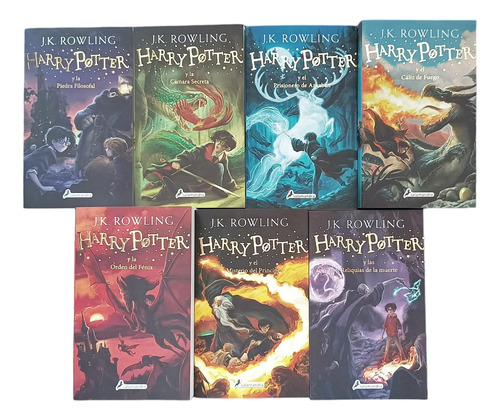 Saga 7 Libros Harry Potter + Animales Fantásticos De Regalo