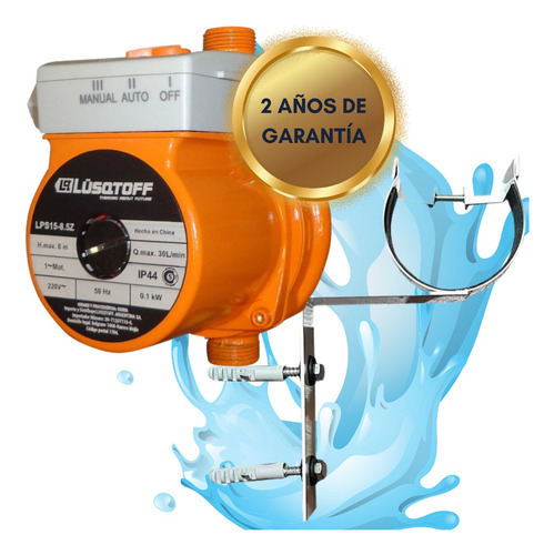 Bomba Presurizadora P/ Agua Caliente Lusqtoff Lps + Soporte