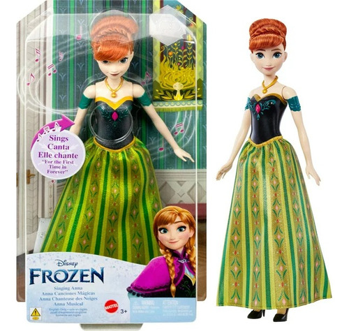 Muñeca Disney Princesa Frozen Anna Canciones Mágicas