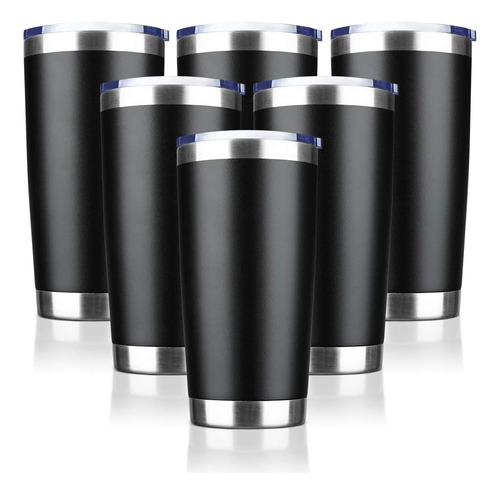 Vaso Termico De Acero Inoxidable Con Aislamiento-negro/6und