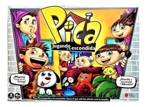 Pica Jugando A La Escondida Juego De Mesa Original Top Toys
