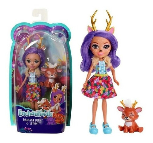 Imagen 1 de 6 de Enchantimals Muñecas Danessa Deer Y Sprint