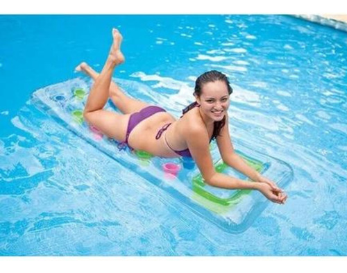 Colchão Bronzeador Inflável Intex French Premium 188x71cm