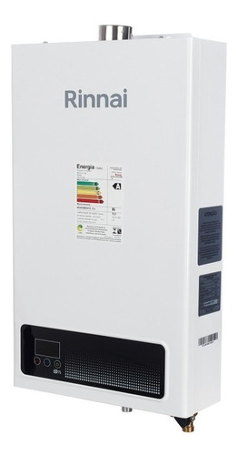 Aquecedor a gás GLP Rinnai Digital REU-E150 FEH branco