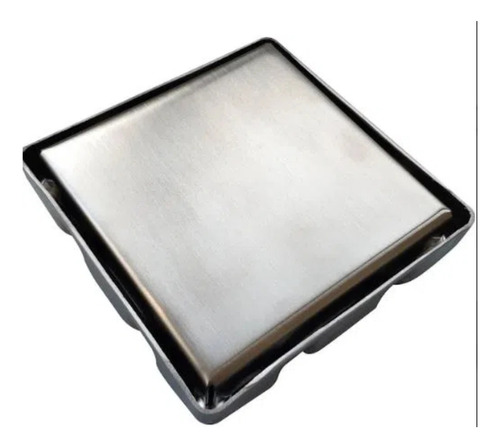 Ralo Oculto Quadrado Duplo 15x15cm Inox Flvx Hidro