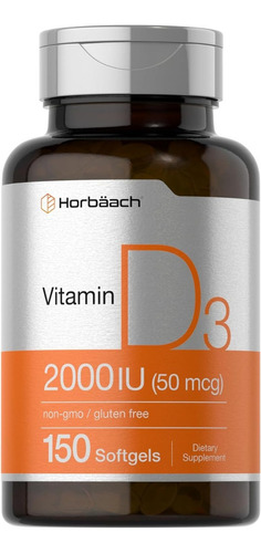 Vitamina D3 2000 Iu Horbäach 150 Softgel