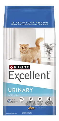 Excellent Urinary Alimento Para Gato Adulto - Bolsa De 7.5kg
