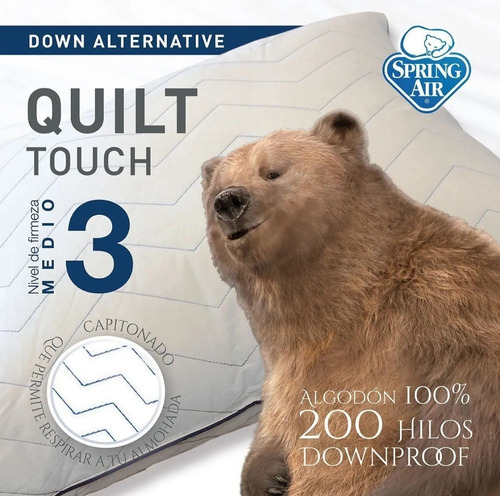 Almohada Spring Air Quilt Touch Tamaño Standard My Comoda