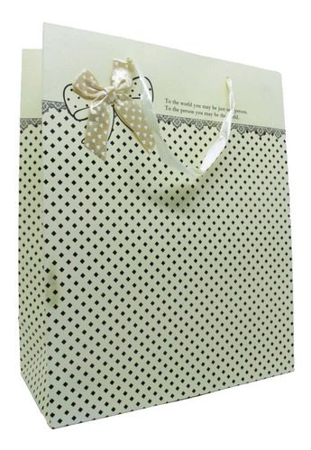 Sacola Poá Laço Cetim - 26x32 Cm - 12 Unidades