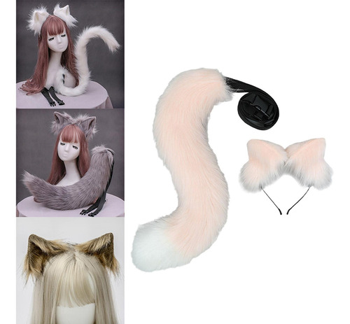 Kit De Disfraz De Diadema Con Orejas De Zorro Y Animal