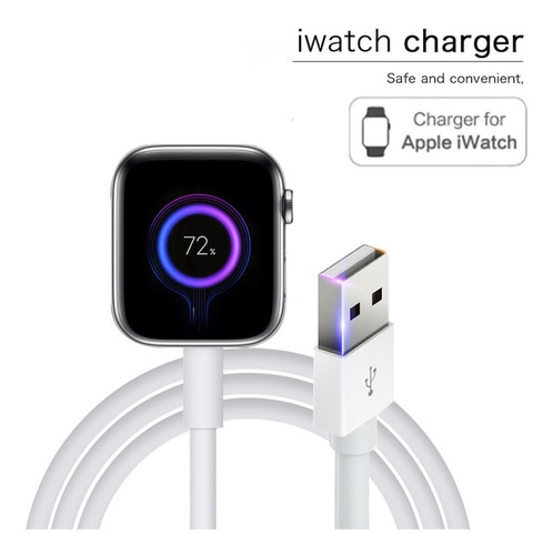 Imagen 6 de 7 de Cargador Magnético Para Apple Watch Series 2/3/4/5/6/7/se
