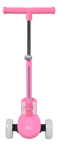 Monopatin Plegable Luminoso Regulable Color Rosa Monopatin Luminoso Bipo Mpl 200