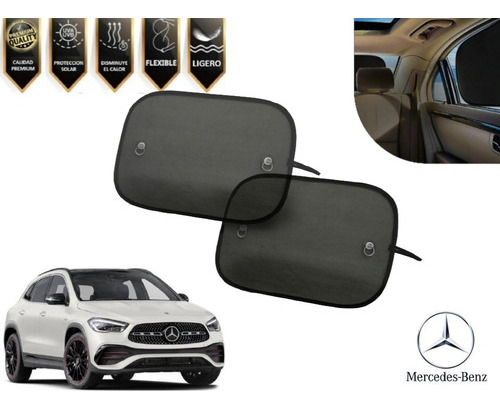 2x Cubresol Auto Parasol Ventana Trasera Gla 250 2022