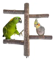 Comprar Juguetes Aves Percha Multirama Madera Loros Ninfas Agapornis